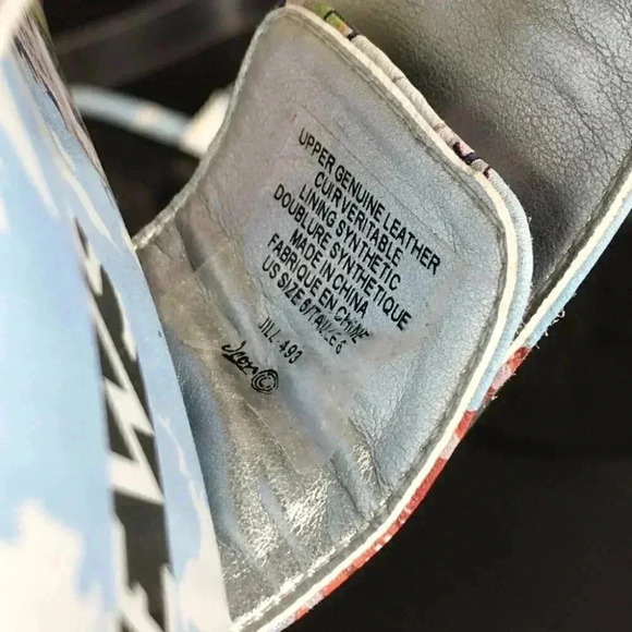 Icon leather sandals artsy  print - Picture 9 of 9